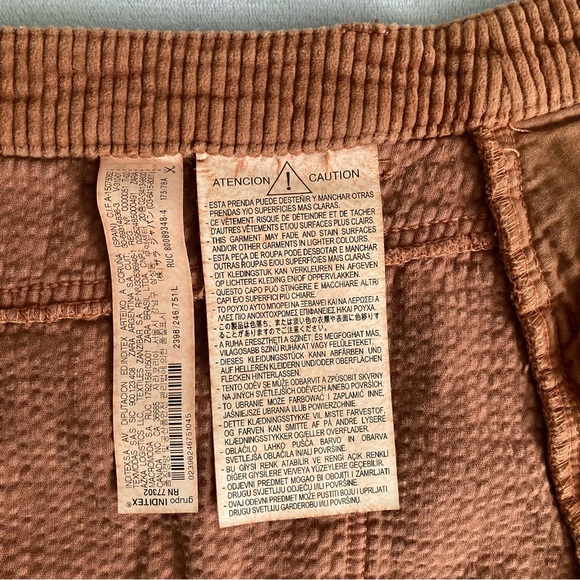 ZARA corduroy mini skirt size large - Picture 3 of 10